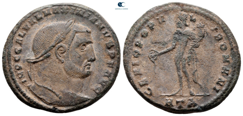 Galerius Maximianus AD 305-311. Heraclea
Follis Æ

29 mm, 10,00 g



very...