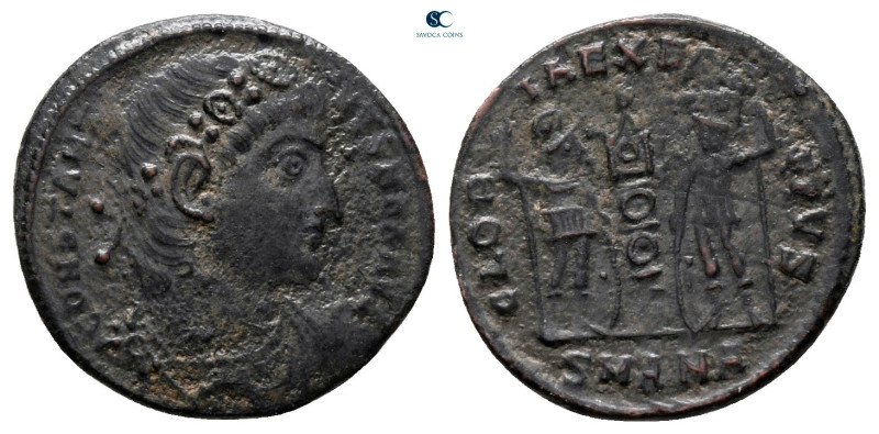 Constantine I the Great AD 306-337. Antioch
Follis Æ

16 mm, 1,22 g



ne...