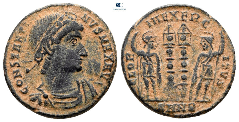 Constantine I the Great AD 306-337. Nicomedia
Follis Æ

17 mm, 2,17 g



...