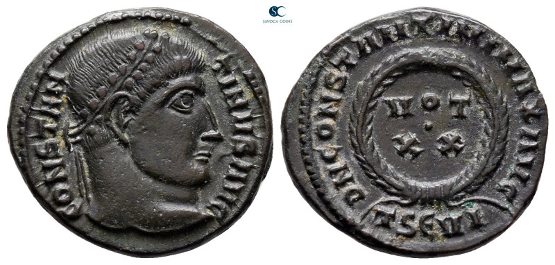 Constantine I the Great AD 306-337. Thessaloniki
Follis Æ

19 mm, 3,54 g

...