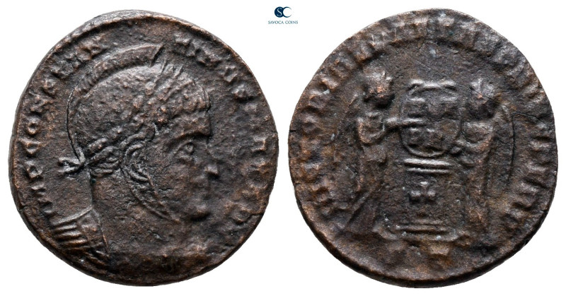 Constantine I the Great AD 306-337. Ticinum
Follis Æ

17 mm, 2,67 g



ne...