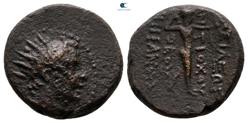 Seleukid Kingdom. Uncertain mint. Antiochos IV Epiphanes 175-164 BC. 
Bronze Æ...