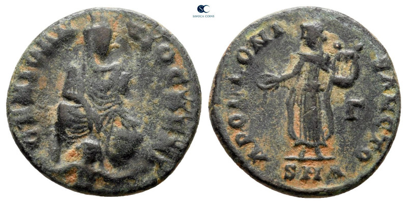 Time of Maximinus II AD 310-313. Antioch
Follis Æ

15 mm, 1,80 g



very ...