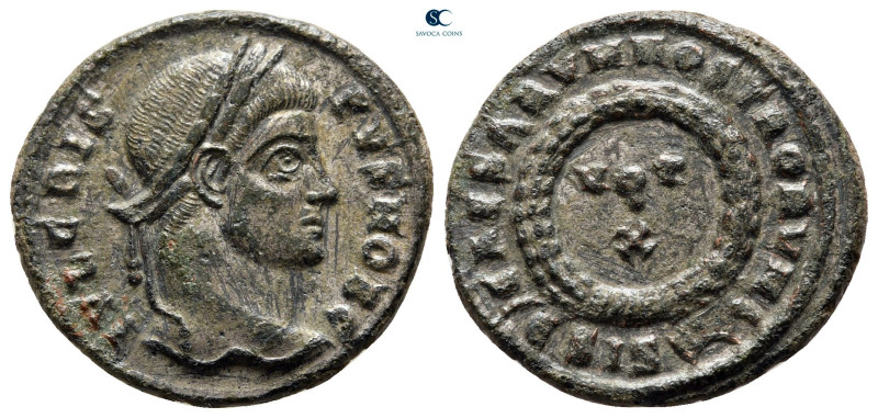 Crispus, as Caesar AD 316-326. Siscia
Follis Æ

20 mm, 3,14 g



very fin...