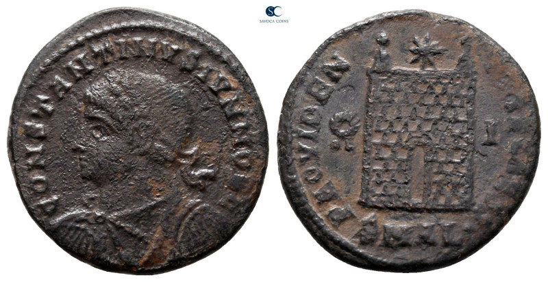 Constantine II, as Caesar AD 317-337. Alexandria
Follis Æ

19 mm, 2,76 g

...