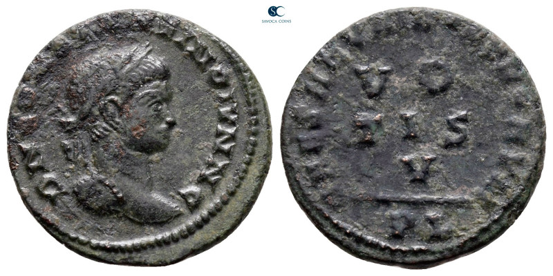 Constantine II, as Caesar AD 317-337. Londinium
Follis Æ

19 mm, 2,76 g


...