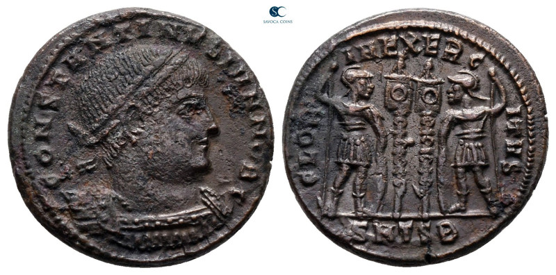 Constantine II, as Caesar AD 317-337. Thessaloniki
Follis Æ

18 mm, 2,90 g
...