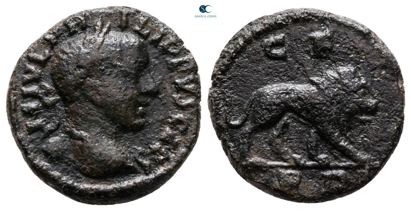 Thrace. Deultum. Philip II as Caesar AD 244-247. 
Bronze Æ

16 mm, 2,65 g

...