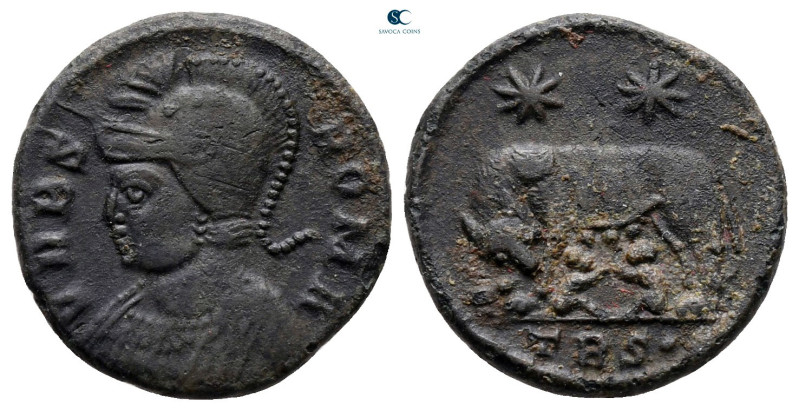 City Commemoratives AD 330-354. Treveri
Follis Æ

16 mm, 2,39 g



very f...