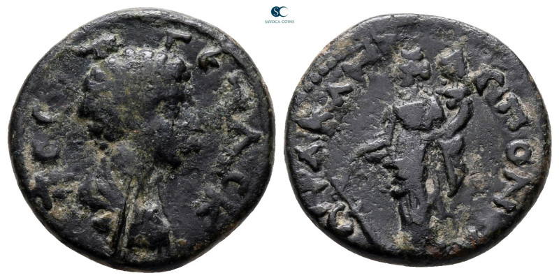 Bithynia. Herakleia Pontika. Geta AD 198-211. 
Bronze Æ

17 mm, 3,44 g


...