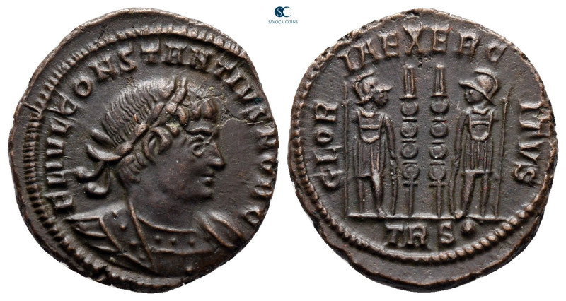 Constantius II, as Caesar AD 337-347. Treveri
Follis Æ

18 mm, 2,81 g



...