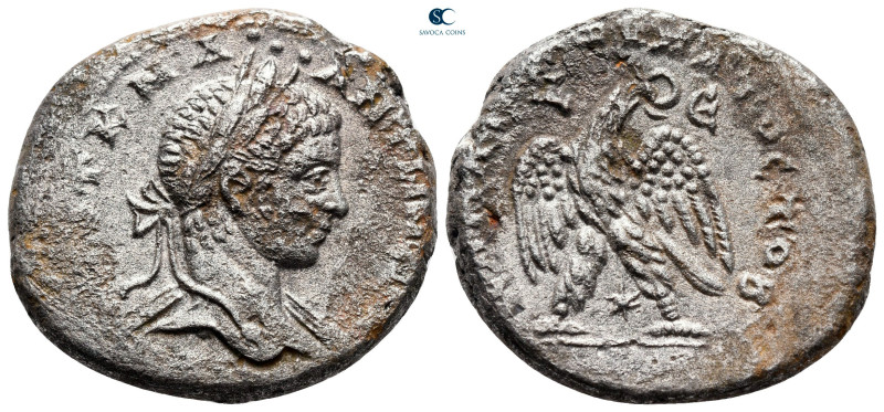 Seleucis and Pieria. Antioch. Elagabal AD 218-222. 
Billon-Tetradrachm

27 mm...