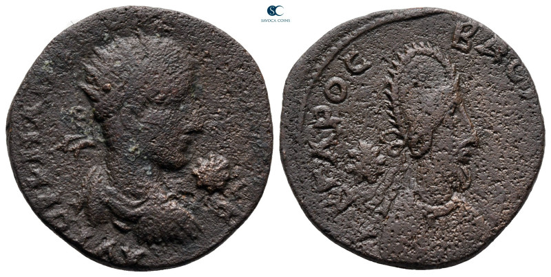 Mesopotamia. Edessa. Gordian III with Abgar X Phraates AD 238-244. 
Bronze Æ
...