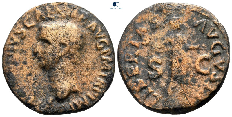 Claudius AD 41-54. Rome
As Æ

29 mm, 8,11 g



fine