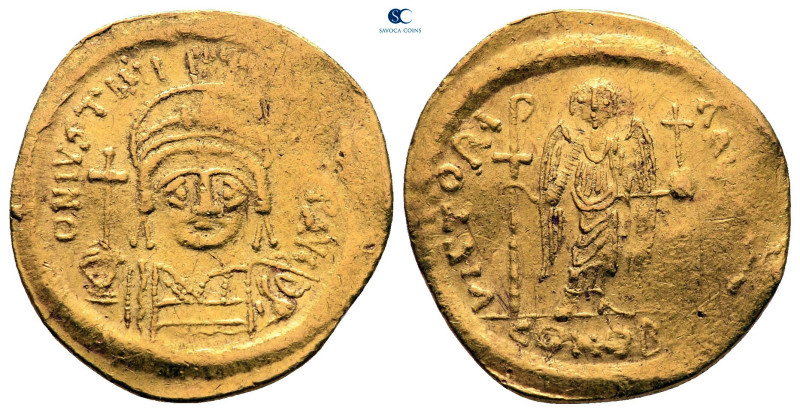 Justinian I AD 527-565. Constantinople
Solidus AV

21 mm, 4,37 g



nearl...