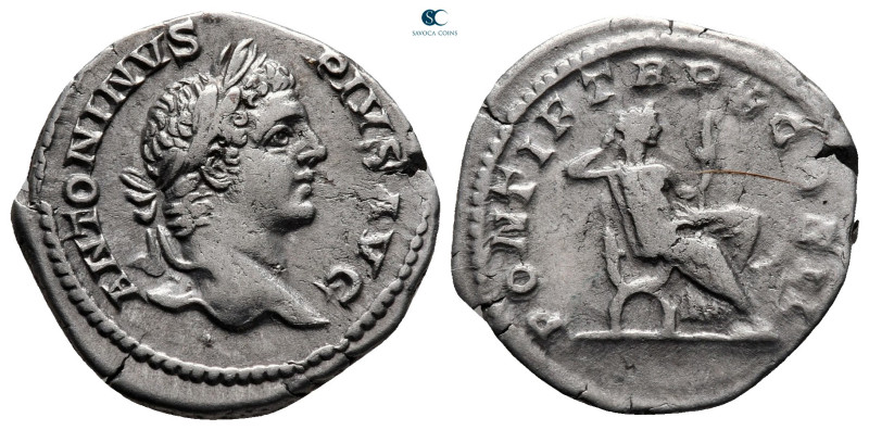 Caracalla AD 198-217. Rome
Denarius AR

19 mm, 2,73 g



very fine