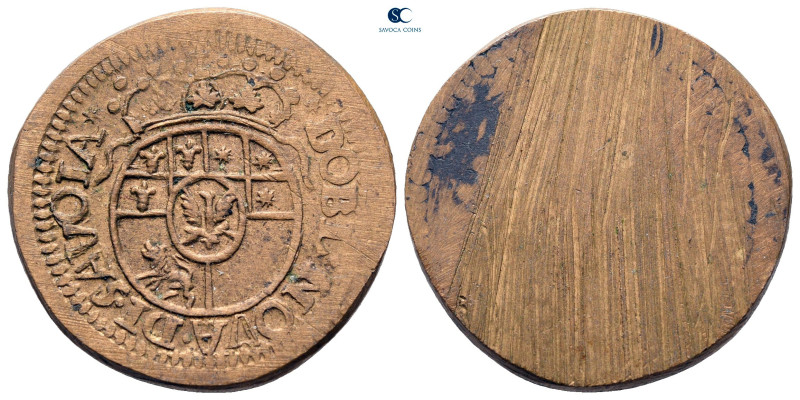 Italy. circa AD 1800.
Monetary Weight Cu

25 mm, 9,60 g



very fine