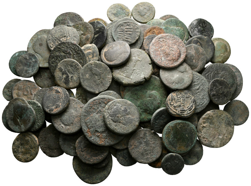 Lot of ca. 100 roman provincial bronze coins / SOLD AS SEEN, NO RETURN! 

near...