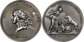 1976 Libertas Americana Medal. Modern Paris Mint Dies. Silver. MS-67 (PCGS).
76 mm.
From the Martin Logies Collection.

Estimate: $700