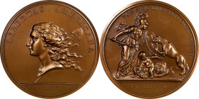 1983 Libertas Americana Medal. Modern Paris Mint Dies. Bronze. MS-67 (PCGS).
76 mm.
From the Martin Logies Collection.

Estimate: $150