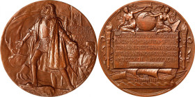 1892-1893 World's Columbian Exposition Award Medal. By Augustus Saint-Gaudens and Charles E. Barber. Eglit-90, Rulau-X3. Bronze. Mint State.
76.3 mm....