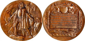 Cast Copy 1892-1893 World's Columbian Exposition Award Medal. By Augustus Saint-Gaudens and Charles E. Barber. After Eglit-90, Rulau-X3. Bronze. Mint ...