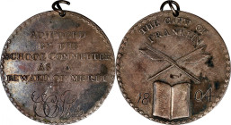 1804 Boston Schools Medal. Greenslet GM-352. Rarity-5. Silver. Plain Edge. Extremely Fine.
35.6 mm. 14.39 grams. Pierced and looped for suspension. O...