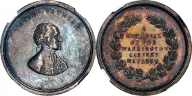 "1859" (1859-1904) Washington Cabinet Medal. By Anthony C. Paquet. Musante GW-240, Baker-325A, Julian MT-22. Silver. MS-62 (NGC).
21 mm.

Estimate:...