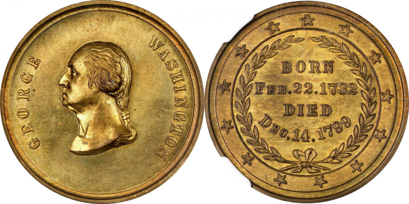 "1799" (ca. 1860) Bushnell Series Medal. First Obverse - First Reverse. By Georg...