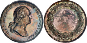 Undated (1861-1865) U.S. Mint Oath of Allegiance Medal. Blank Reverse. By Anthony C. Paquet. Musante GW-477, Baker-279T, Julian CM-3. Silver. MS-63 (N...