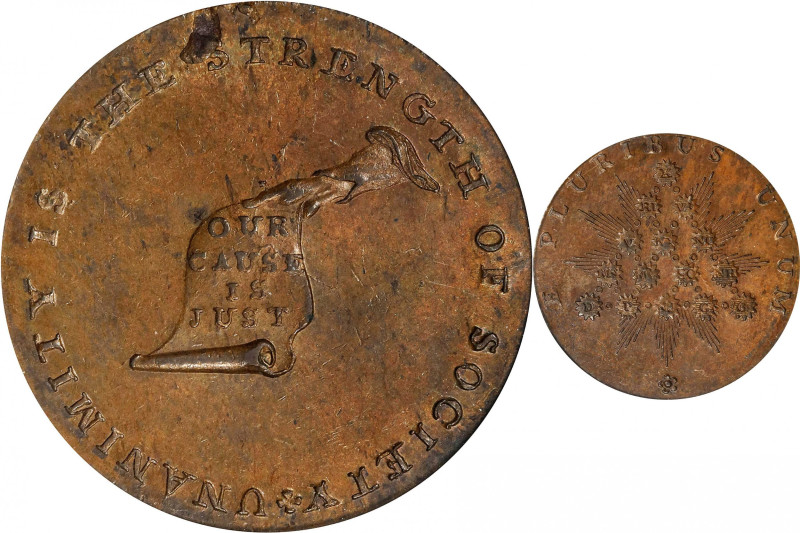 Undated (ca. 1793-1795) Kentucky Token. W-8810. Rarity-5. Copper. LANCASTER Edge...