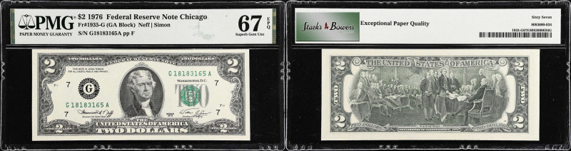 Lot of (4) Fr. 1935-G, 1956-Jm, 2005-C & 2054-Ddgsm. 1934-76 $2, $5, $10 & $20 F...