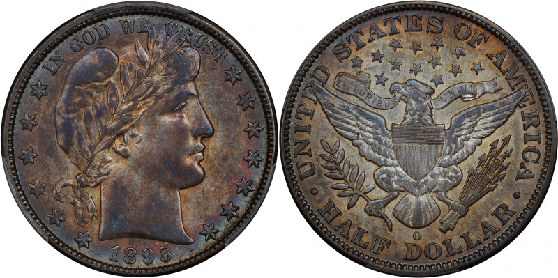 1895-O Barber Half Dollar. EF-45 (PCGS).
PCGS# 6472. NGC ID: 24LT.
From the Ab...