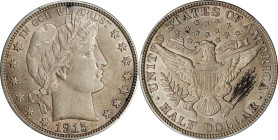 1915-D Barber Half Dollar. AU-58 (PCGS).
PCGS# 6533. NGC ID: 24NS.

Estimate: $400