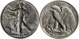 1919-D Walking Liberty Half Dollar. AU Details--Cleaned (PCGS).
PCGS# 6578. NGC ID: 24PZ.
From the Abigail Collection, Part III.

Estimate: $900