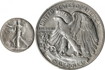 1921-D Walking Liberty Half Dollar. AU Details--Cleaned (PCGS).
PCGS# 6584. NGC ID: 24R7.

Estimate: $1500