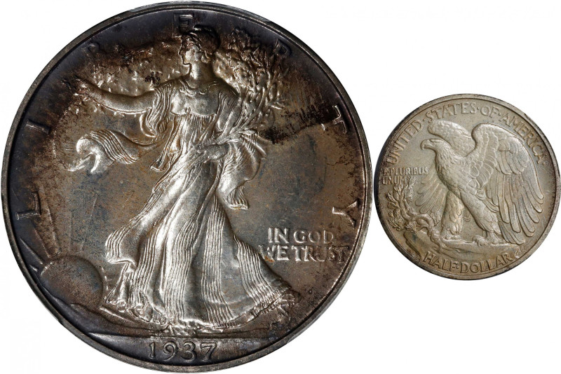 1937 Walking Liberty Half Dollar. Proof-64 (PCGS).
PCGS# 6637. NGC ID: 27V5.
F...