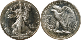 1937 Walking Liberty Half Dollar. Proof-63 (NGC).
PCGS# 6637. NGC ID: 27V5.
From the Roberta and William C. Willner Collection.

Estimate: $400