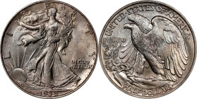 1938 Walking Liberty Half Dollar. MS-64 (NGC).
PCGS# 6604. NGC ID: 24RU.
From the Roberta and William C. Willner Collection.

Estimate: $150