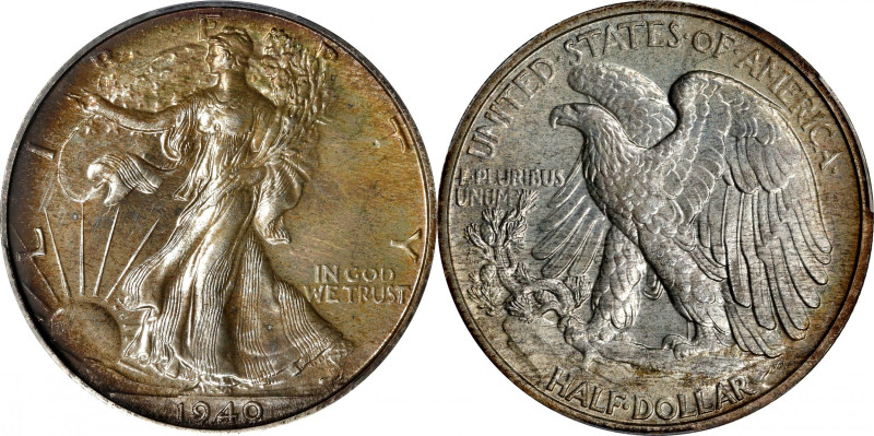 1940 Walking Liberty Half Dollar. Proof-65 (PCGS).
PCGS# 6640. NGC ID: 27V8.
F...