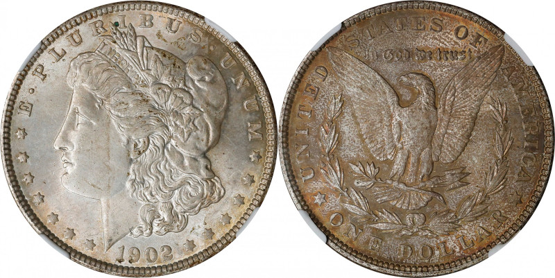 1902 Morgan Silver Dollar. MS-63 (NGC).
PCGS# 7278. NGC ID: 256M.

Estimate: ...