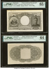 Barbados Government of Barbados 20 Dollars ND (1943) Design of Pick 5 Front and Back Archival Photographs PMG Choice Uncirculated 64; Gem Uncirculated...