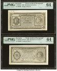 Bermuda Bermuda Government 1; 2 Shilling/s 1939 Design of Pick 6; 7 Two Front Archival Photographs PMG Choice Uncirculated 64 (2). The two small denom...