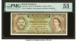 British Honduras Government of British Honduras 20 Dollars 1.1.1971 Pick 32c PMG About Uncirculated 53. The $20 denomination was the highest in the Qu...