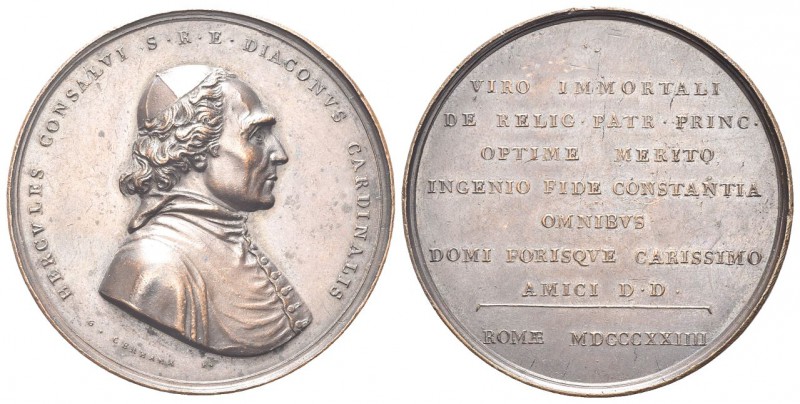 BOLOGNA
Ercole Consalvi (Cardinale), 1757-1821. Medaglia 1824 opus G. Cerbara....