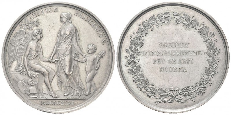 MODENA E REGGIO
Francesco IV d’Este, 1814-1846. Medaglia 1846 opus T. Rinaldi....