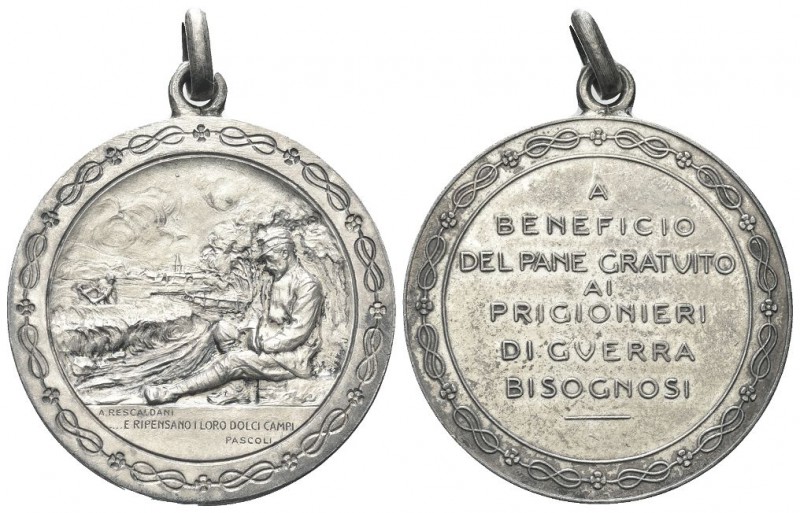 ROMA
Vittorio Emanuele III, 1900-1943. Medaglia omaggio ai prigionieri di guerr...