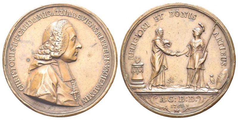TRENTO
Cristoforo Migazzi (cardinale), 1714-1803. Medaglia 1761 opus Giuseppe A...