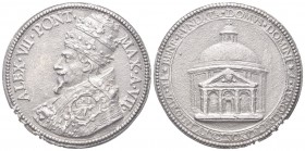 ROMA
Alessandro VII (Fabio Chigi), 1655-1667. Medaglia 1662 a. VII opus G. F. Travani.
Æ gr. 74,74 mm 65,7
Dr. ALEX VII PONT - MAX A VII. Busto a s...