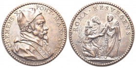 ROMA
Clemente X (Emilio Altieri), 1670-1676. Medaglia 1670 a. I opus G. Lucenti.
Æ gr. 17,39 mm 31,8
Dr. CLEMENS X - PONT MAX A I. Busto del Pontef...